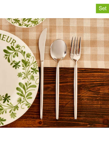 BELLA MAISON 18-delige bestekset zilverkleurig