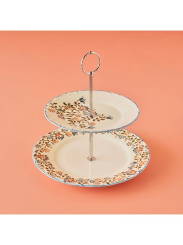 BELLA MAISON Etagère "Vintage" crème/meerkleurig