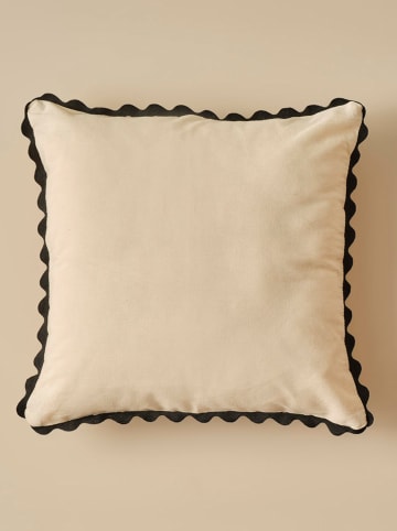 BELLA MAISON Kussenhoes "Madrid" beige - (L)43 x (B)43 cm