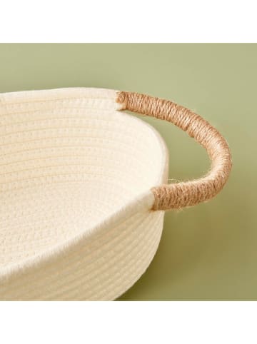 BELLA MAISON Opbergmand "Montana" crème - (B)31 x (H)8 x (D)21 cm