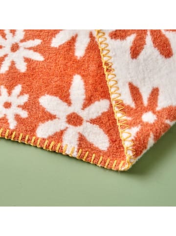 BELLA MAISON Babydeken "Freya" oranje/wit - (L)120 x (B)100 cm