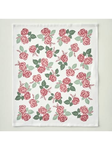 BELLA MAISON Ścierki (2 szt.) w kolorze biało-jasnoróżowym - 50 x 40 cm