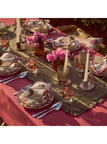 BELLA MAISON 24-częściowy zestaw w kolorze jasnoróżowo-białym