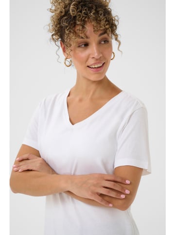 Kaffe Koszulka w kolorze białym