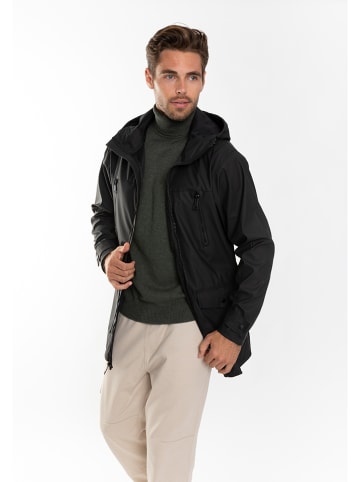 Northwood Kurtka przeciwdeszczowa "Riley" w kolorze czarnym