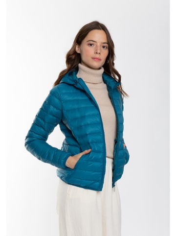 Northwood Kurtka pikowana "Huez" w kolorze niebieskim