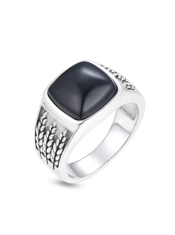 Uomo Silber-Ring mit Edelstein