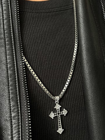 Uomo Silber-Anhänger mit Edelsteinen