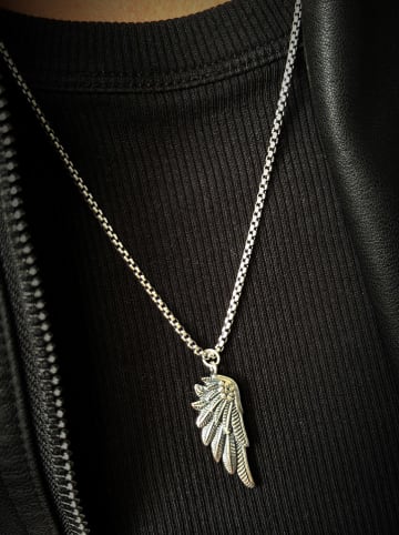 Uomo Zilveren ketting met hanger - (L)55 cm