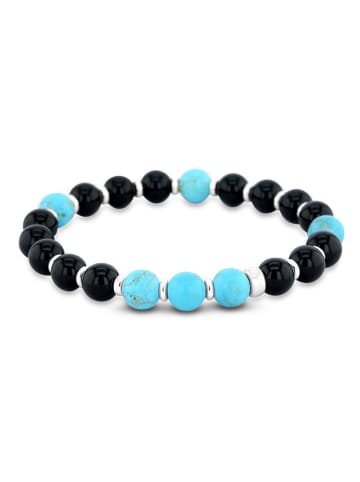 Uomo Zilveren armband met sierstenen