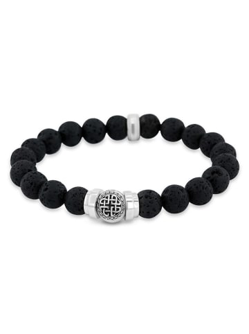 Uomo Zilveren armband met edelstenen