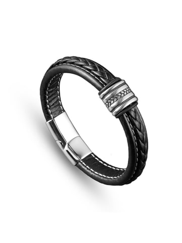 Uomo Leder-Armband mit Schmuckelement