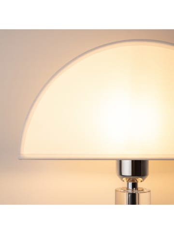 Maytoni Wandlamp "Prima" zilverkleurig/crème  - (B)30 x (H)45 x (D)16 cm