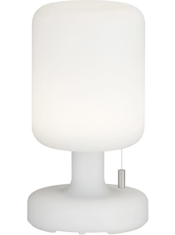 FISCHER & HONSEL LED-Tischleuchte "Termoli" in Weiß - (H)23 x Ø 13 cm