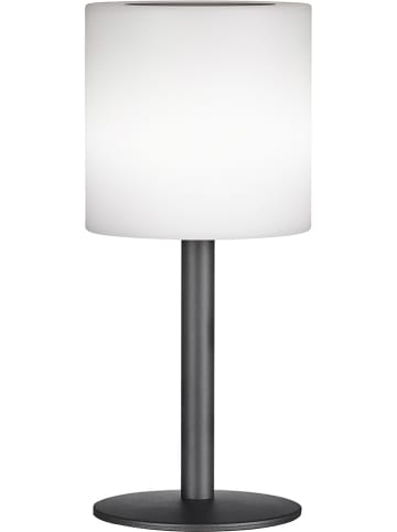 FISCHER & HONSEL Solarna lampa stołowa LED "Lesina" w kolorze białym - wys. 30 x Ø 13 cm