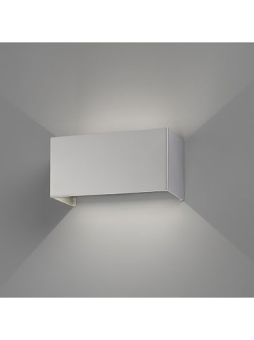 FISCHER & HONSEL Ledwandlamp "Wallo" zilverkleurig - (B)20 x (H)10 x (D)10 cm
