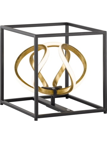 FISCHER & HONSEL Lampa stołowa LED "Gesa" w kolorze czarnym - 26 x 27 x 26 cm