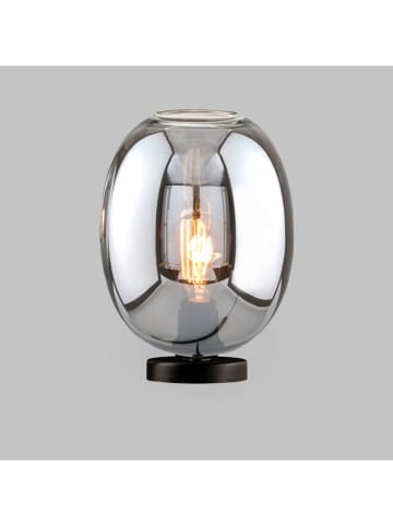 FISCHER & HONSEL Lampa stołowa "Nayla" w kolorze czarnym - wys. 27 x Ø 21 cm