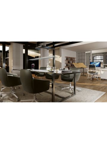 FISCHER & HONSEL Ledhanglamp "Nana" zilverkleurig - (B)125 x (H)151 cm