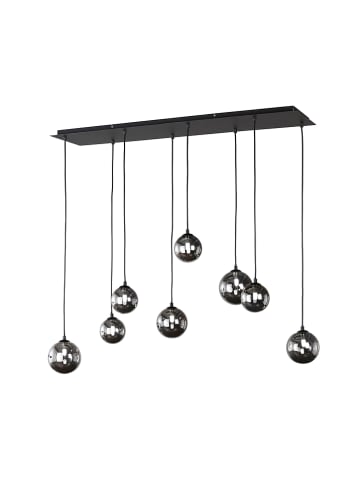 FISCHER & HONSEL LED-Hängeleuchte in Schwarz/ Grau - (B)115 cm