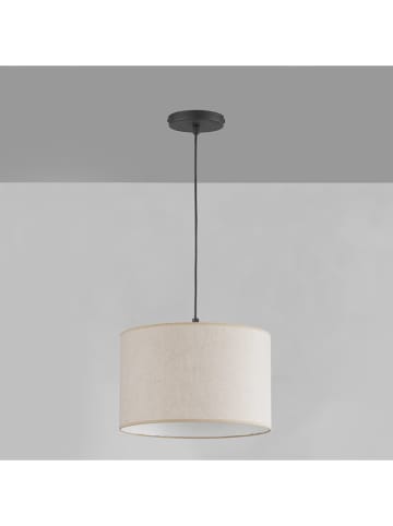 FISCHER & HONSEL Hanglamp "Teramo" zwart/wit - (H)150 x Ø 38 cm