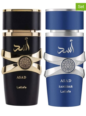 Lattafa 2tlg. Set: "Asad & Asad Zanzibar" - 2 x EdP, je 100 ml