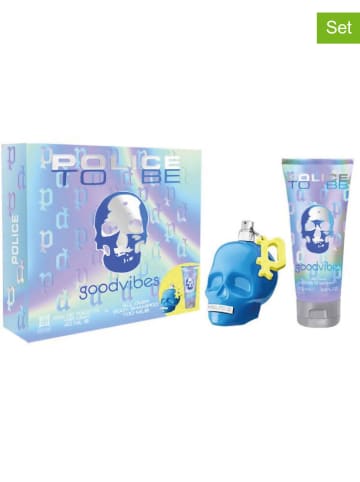 Police 2-delige set "To Be Goodvibes" - eau de toilette en douchegel