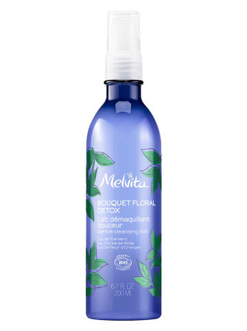 Melvita Gesichtsreinigungsmilch "Bouquet Floral Detox", 200 ml