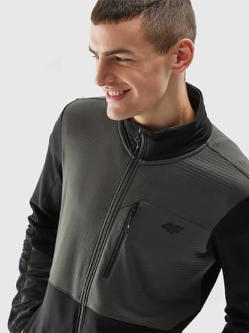 4F Fleece vest grijs/zwart