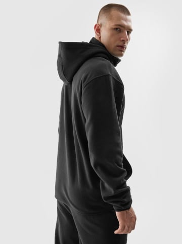 4F Fleecehoodie in Schwarz
