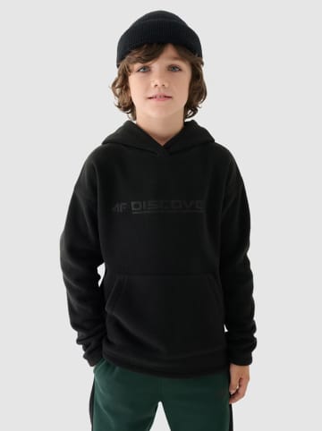 4F Fleecehoodie in Schwarz