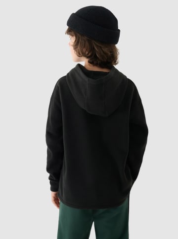 4F Fleecehoodie in Schwarz