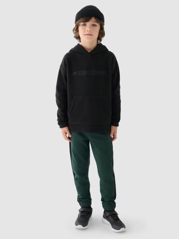 4F Fleecehoodie in Schwarz