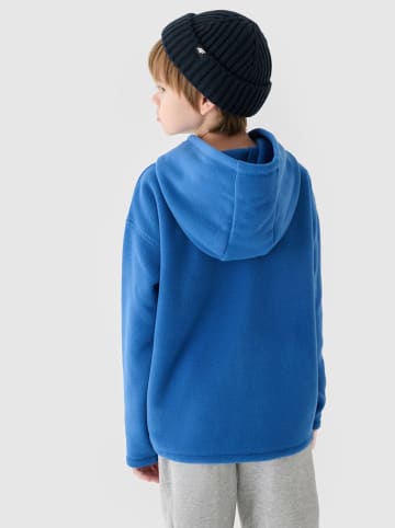 4F Fleecehoodie in Blau
