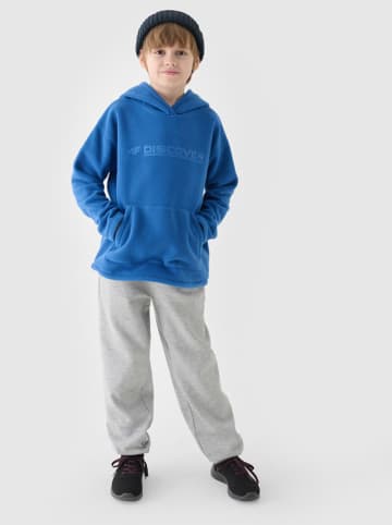 4F Fleecehoodie in Blau