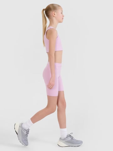 4F Szorty sportowe w kolorze jasnoróżowym