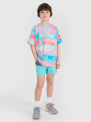 4F Shirt in Hellblau/ Rosa