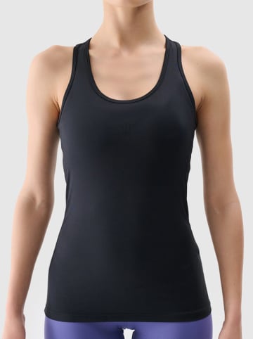 4F Top sportowy w kolorze czarnym