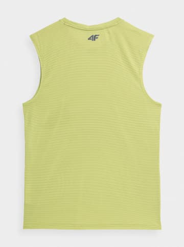 4F Top sportowy w kolorze żółtym