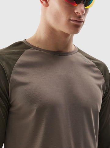 4F Koszulka sportowa w kolorze khaki