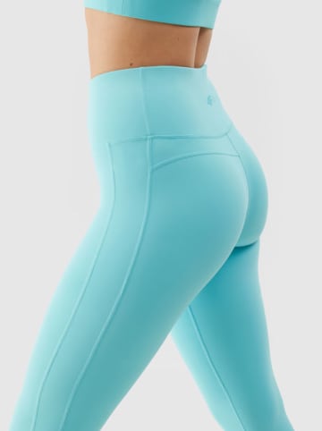 4F Trainingsleggings in Türkis