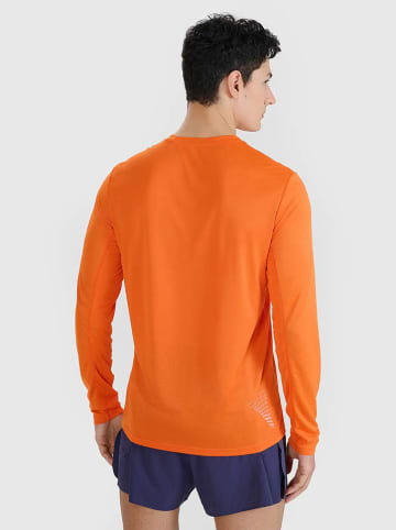 4F Functionele longsleeve oranje