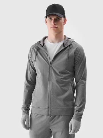 4F Sweatjacke in Grau