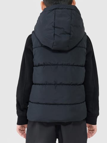 4F Doorgestikte bodywarmer zwart