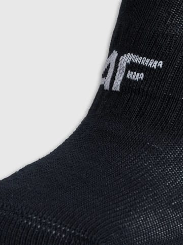 4F 3er-Set: Socken in Schwarz
