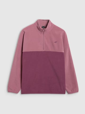 4F Fleece trui lichtroze/roze