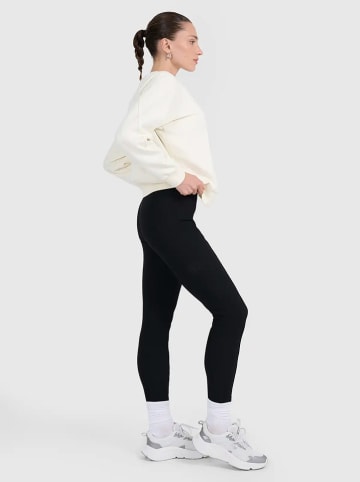 4F Legginsy sportowe w kolorze czarnym