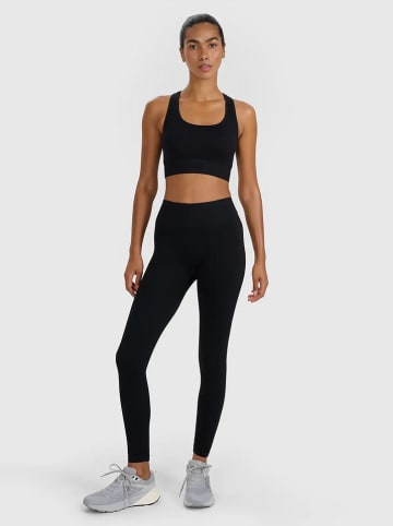 4F Legginsy sportowe w kolorze czarnym