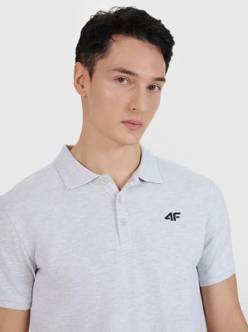 4F Poloshirt in Grau