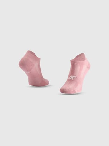 4F 3er-Set: Sportsocken in Rosa/ Grau/ Creme